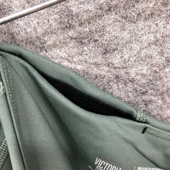 Victoria's Secret Active Leggings Womens XS High Rise Mesh Sides Sage Green - Picture 11 of 12